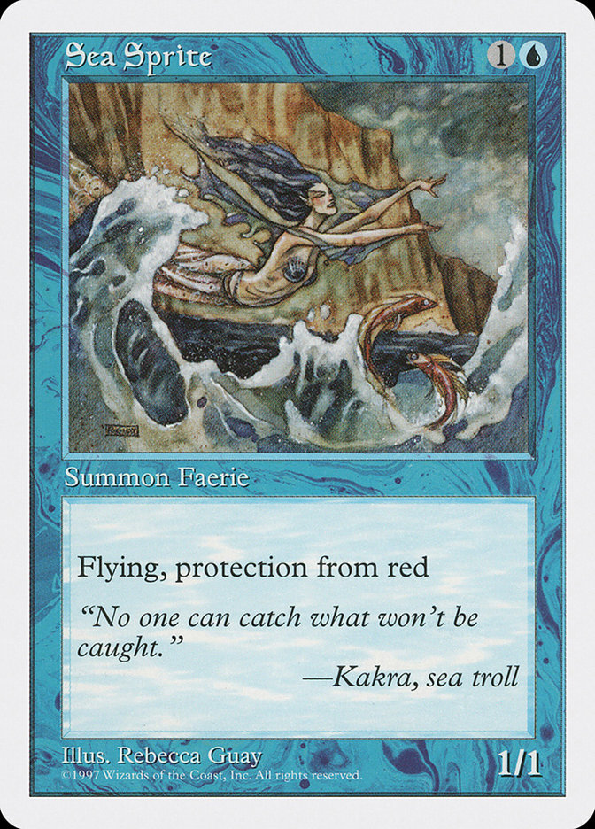 MTG: 5th Edition 120: Sea Sprite  
