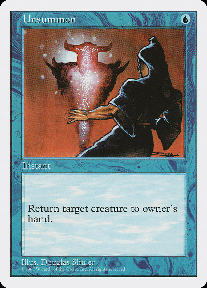 MTG: 5th Edition 132: Unsummon  