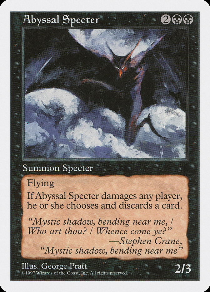 Magic: 5th Edition 139: Abyssal Specter  