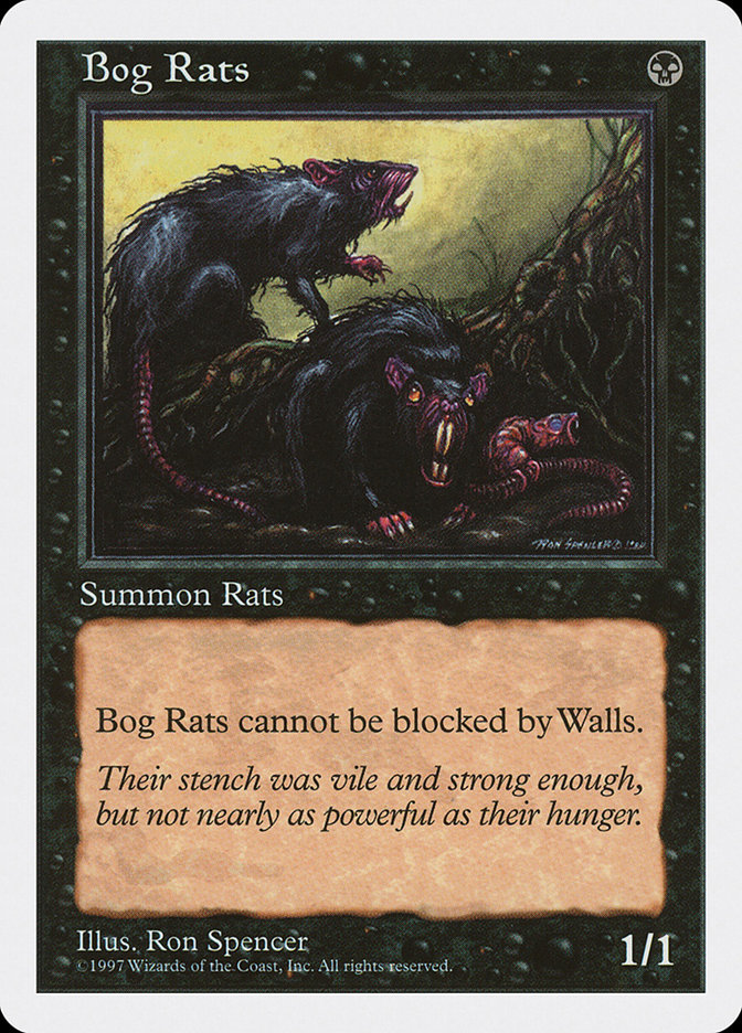 Magic: 5th Edition 146: Bog Rats 