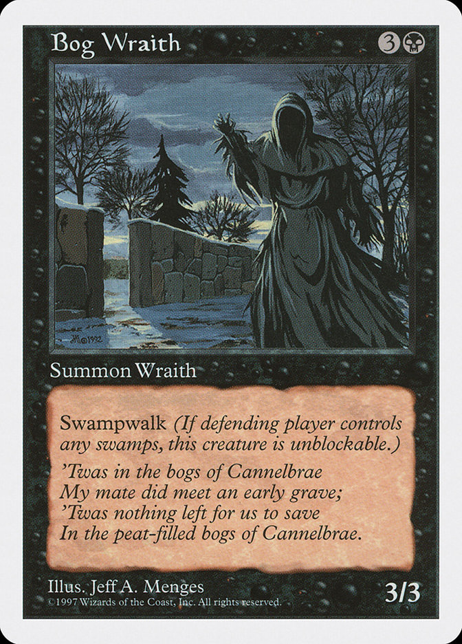 Magic: 5th Edition 147: Bog Wraith  