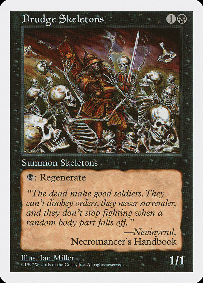 Magic: 5th Edition 157: Drudge Skeletons  
