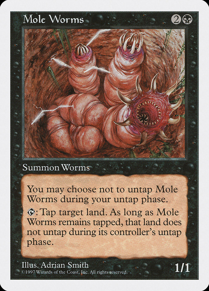 Magic: 5th Edition 179: Mole Worms  