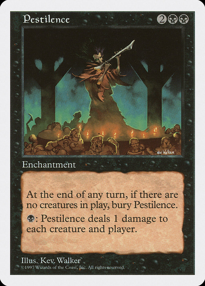 MTG: 5th Edition 186: Pestilence 