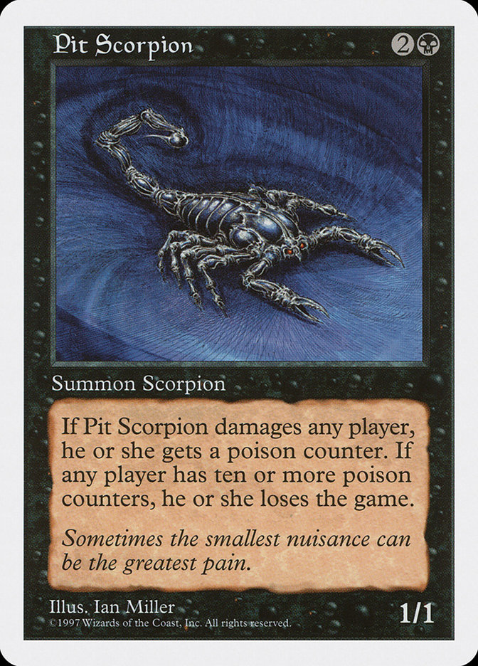 MTG: 5th Edition 187: Pit Scorpion 