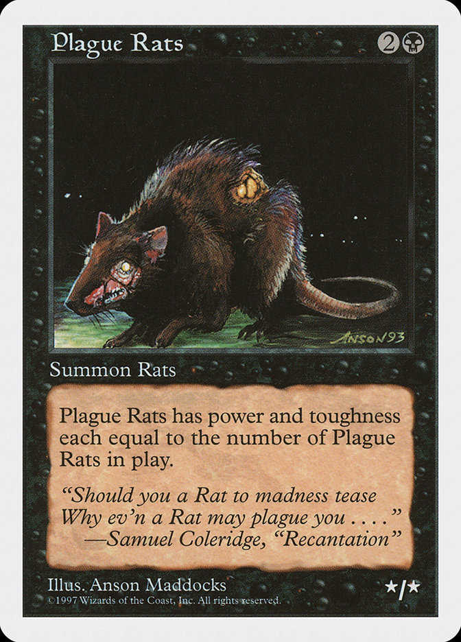 Magic: 5th Edition 188: Plague Rats 