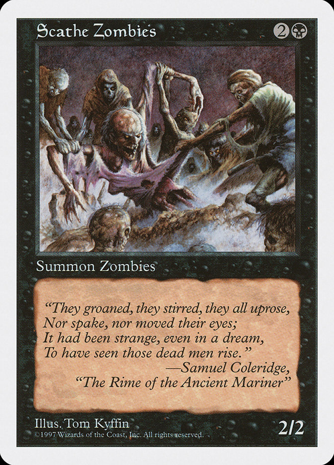Magic: 5th Edition 192: Scathe Zombies  