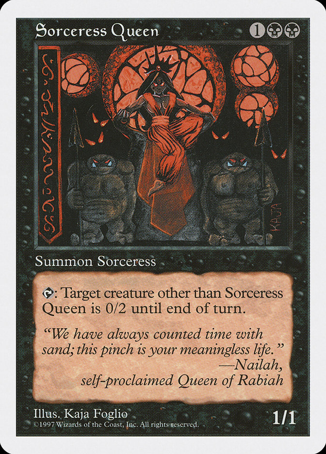 Magic: 5th Edition 194: Sorceress Queen 