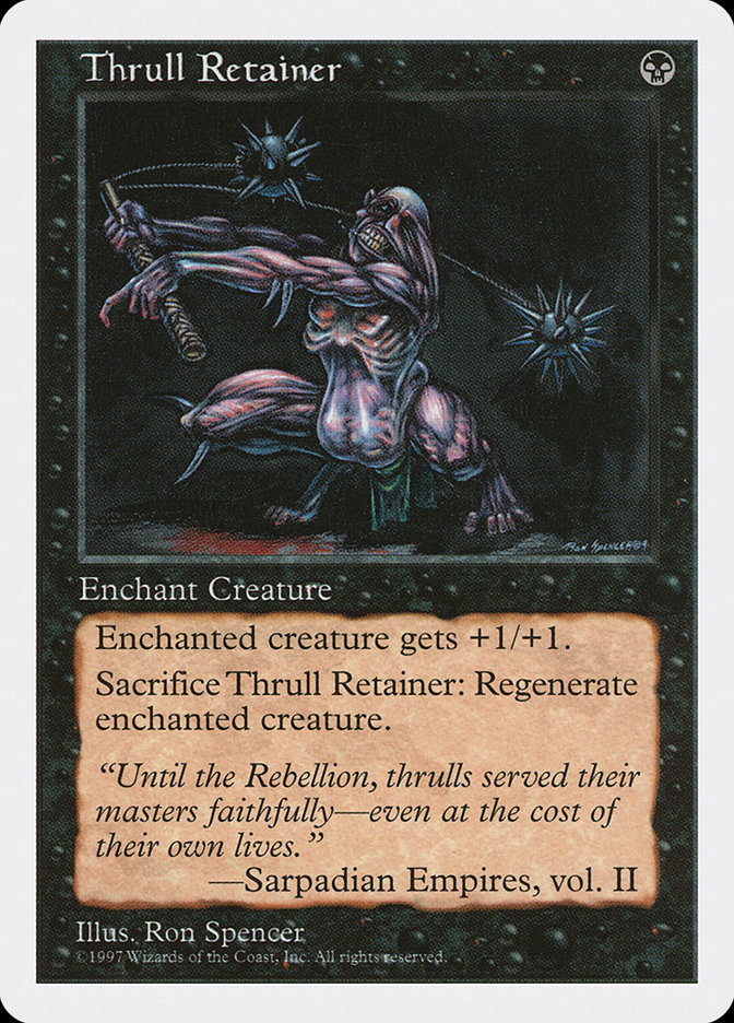 Magic: 5th Edition 198: Thrull Retainer 