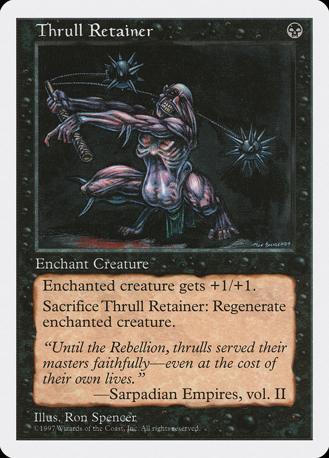 MTG: 5th Edition 198: Thrull Retainer 