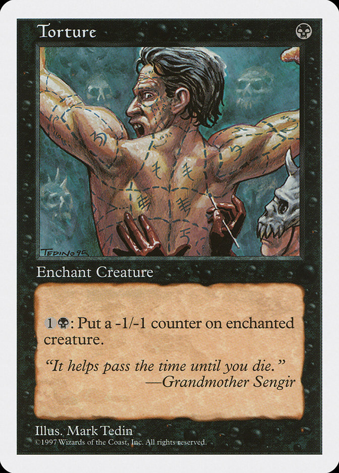 MTG: 5th Edition 199: Torture 