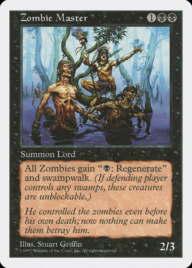 MTG: 5th Edition 207: Zombie Master  