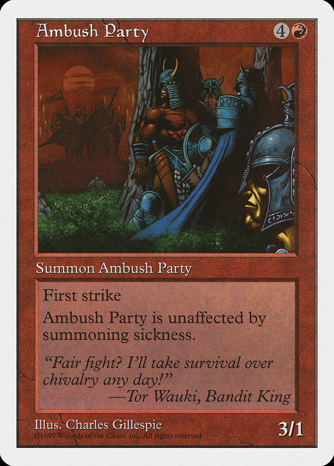 MTG: 5th Edition 208: Ambush Party 