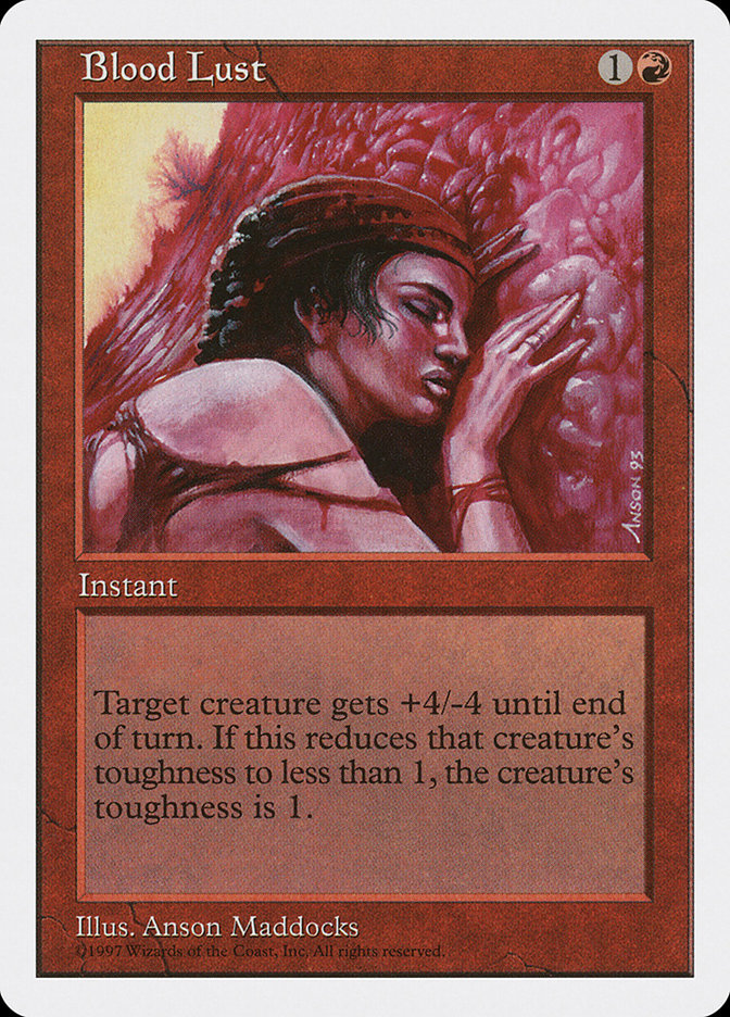 MTG: 5th Edition 212: Blood Lust 