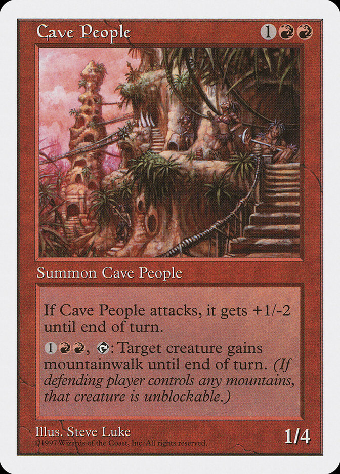 Magic: 5th Edition 215: Cave People  