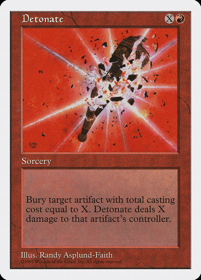 MTG: 5th Edition 218: Detonate 