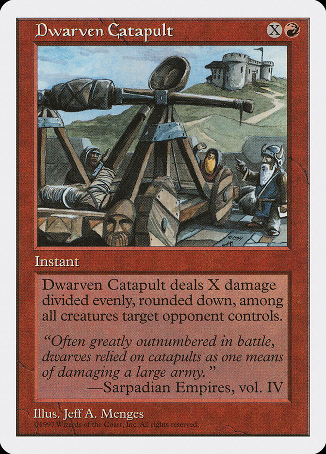 MTG: 5th Edition 220: Dwarven Catapult 