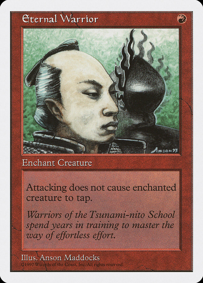 MTG: 5th Edition 225: Eternal Warrior  