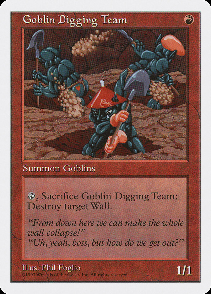 Magic: 5th Edition 234: Goblin Digging Team 
