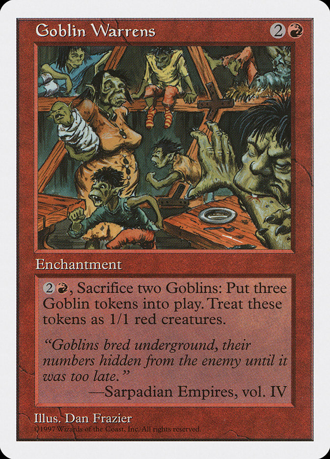 MTG: 5th Edition 238: Goblin Warrens 