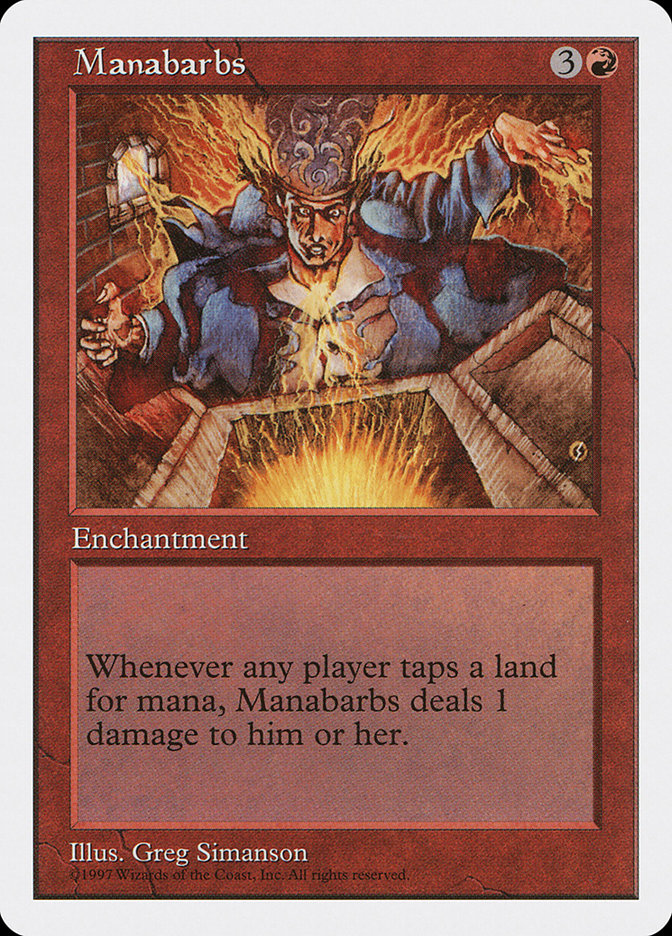 MTG: 5th Edition 250: Manabarbs 