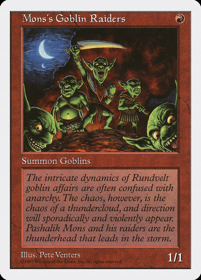 MTG: 5th Edition 251: Monss Goblin Raiders  
