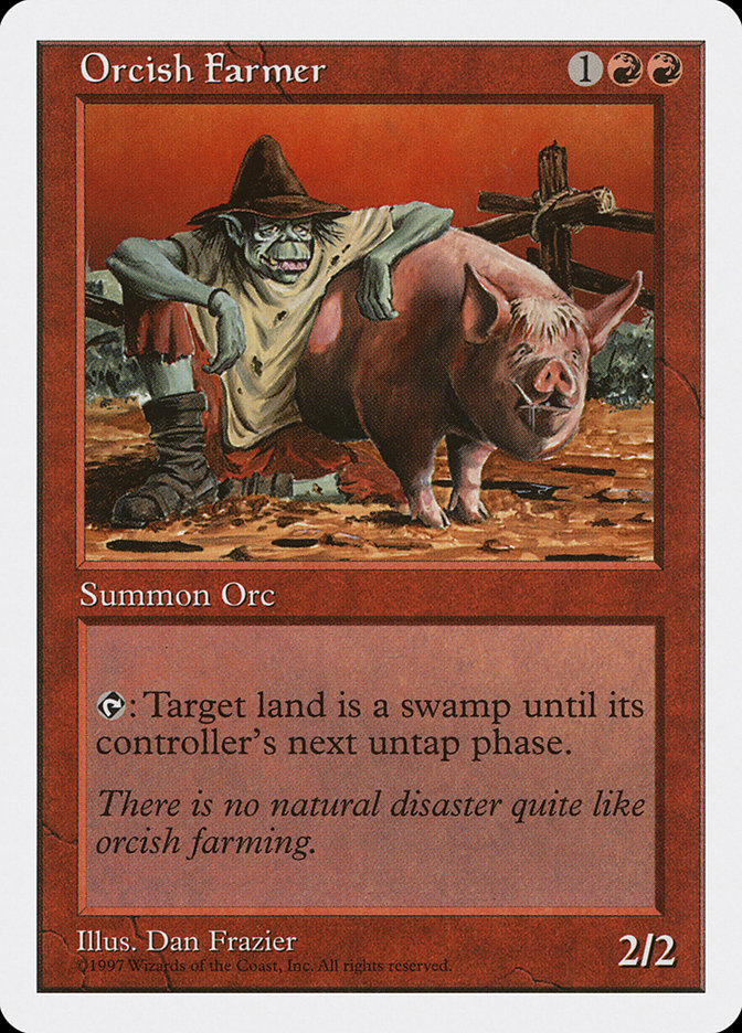 MTG: 5th Edition 256: Orcish Farmer 