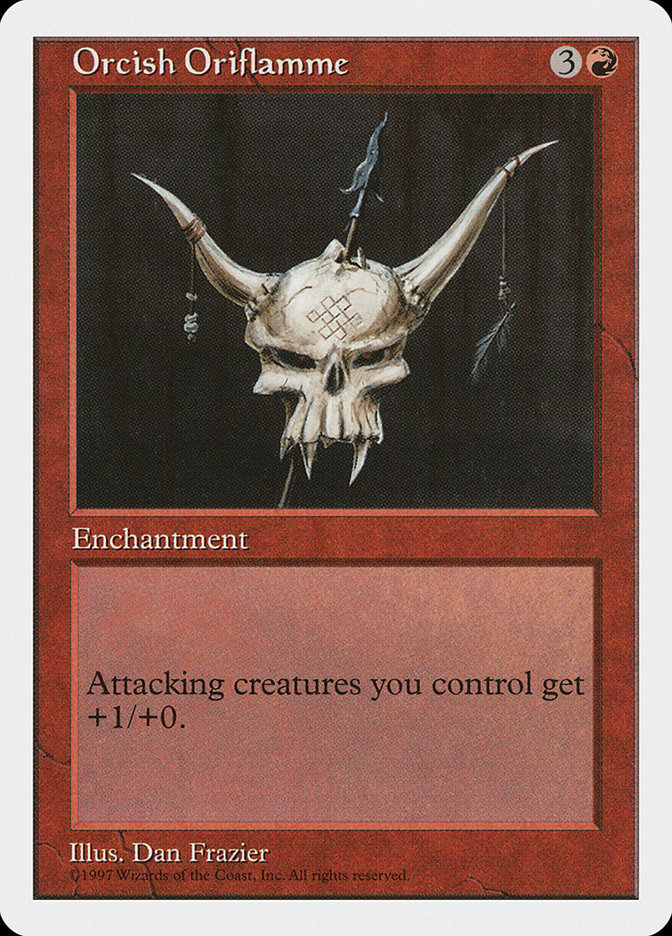 MTG: 5th Edition 257: Orcish Oriflamme 