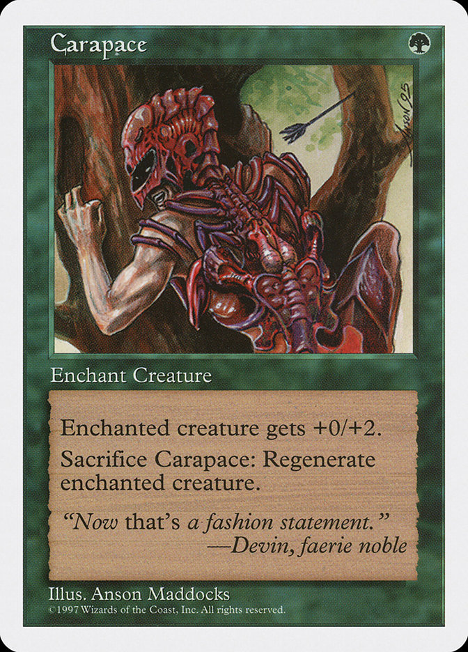 MTG: 5th Edition 281: Carapace 