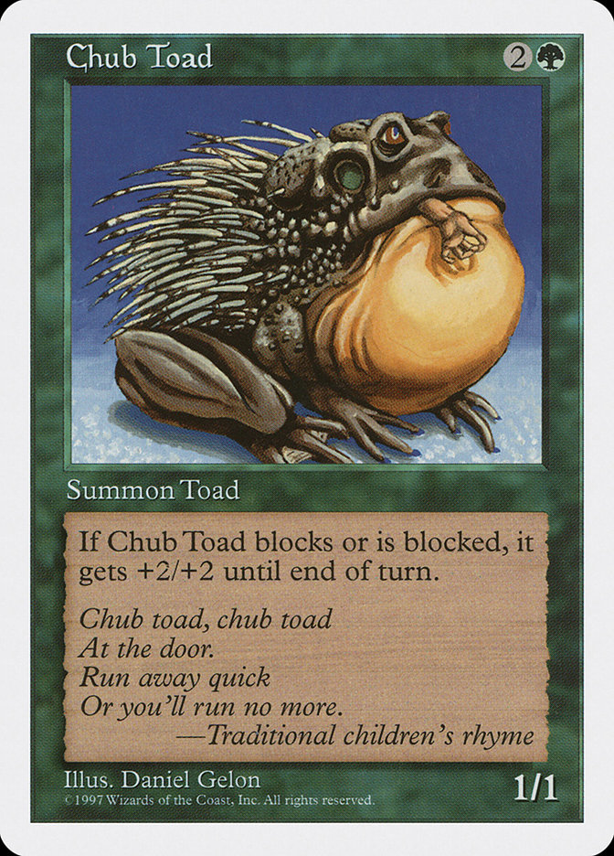 MTG: 5th Edition 283: Chub Toad 