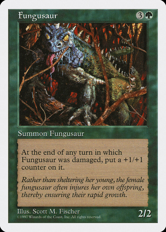 Magic: 5th Edition 296: Fungusaur 