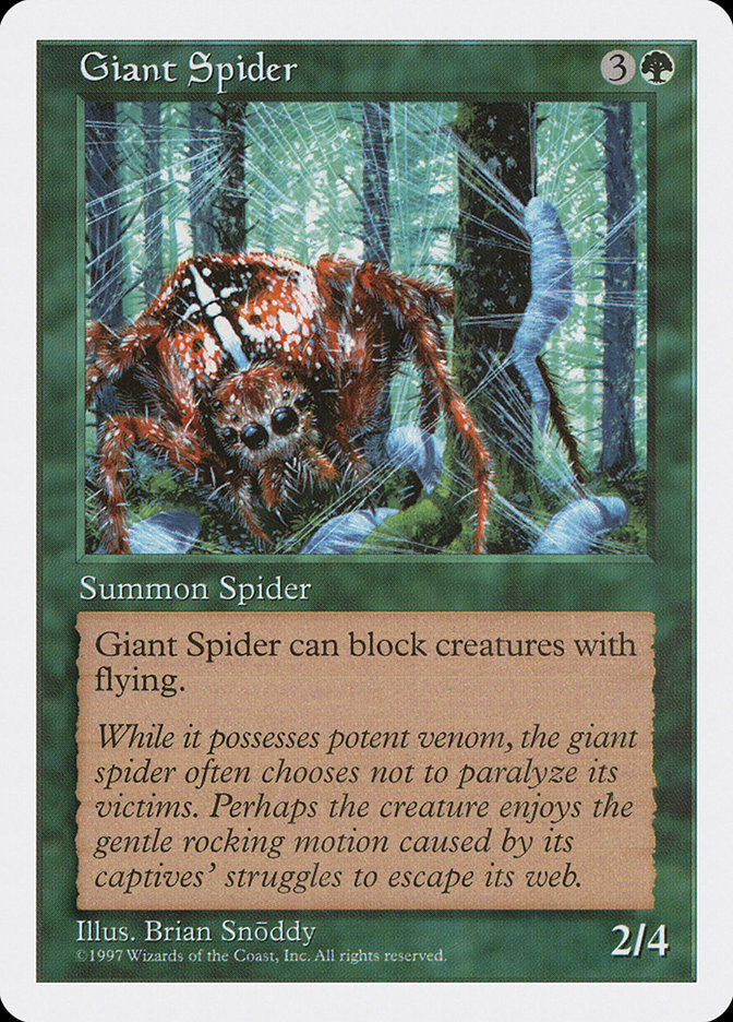 Magic: 5th Edition 300: Giant Spider 