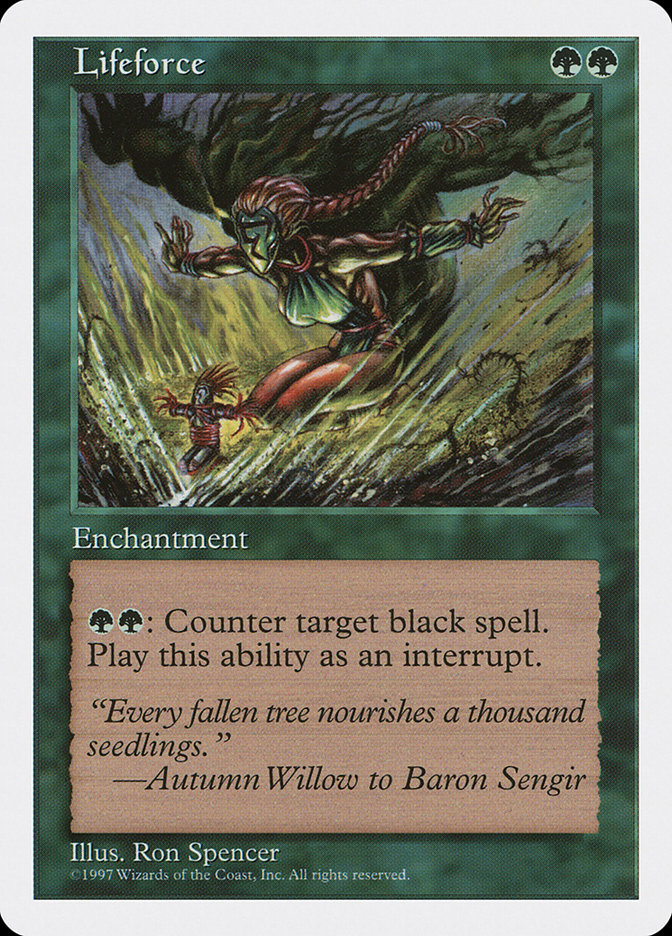 MTG: 5th Edition 310: Lifeforce  