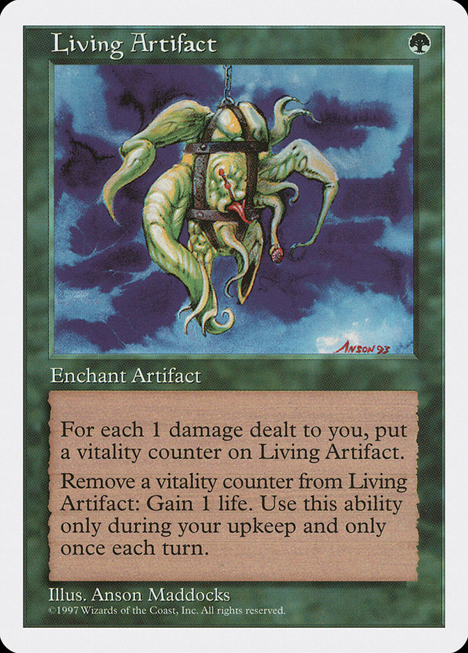 MTG: 5th Edition 311: Living Artifact 