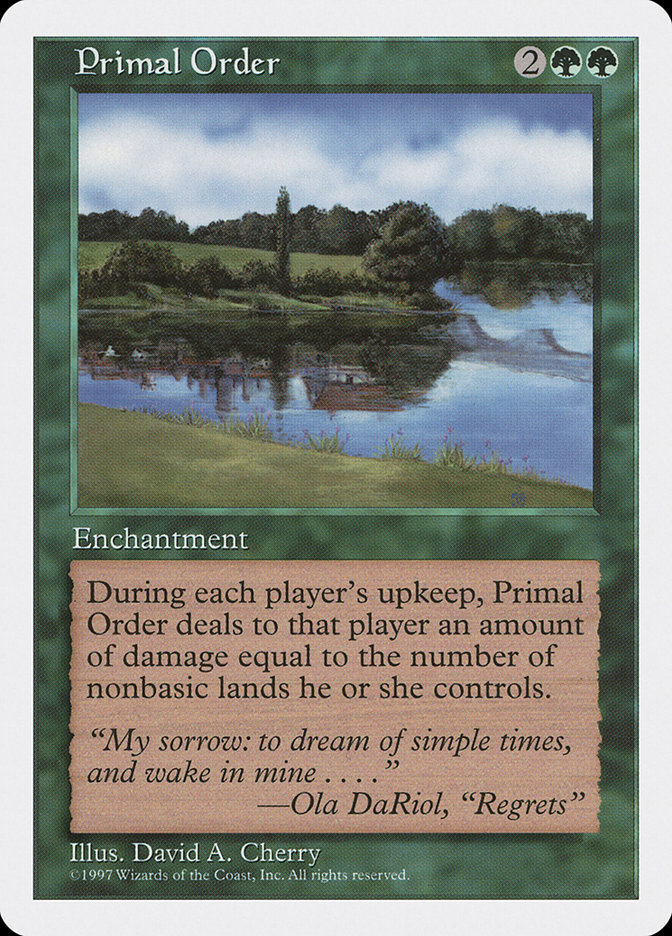 Magic: 5th Edition 318: Primal Order  