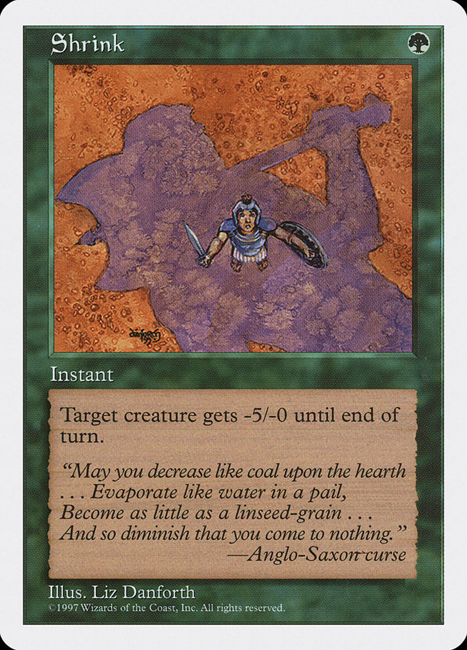 MTG: 5th Edition 326: Shrink 