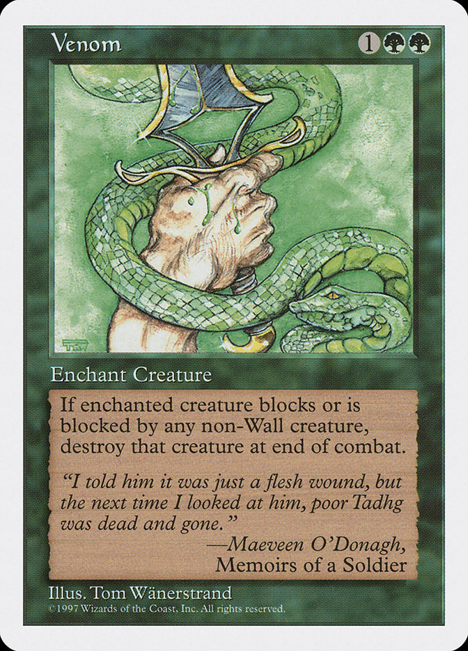 MTG: 5th Edition 336: Venom 