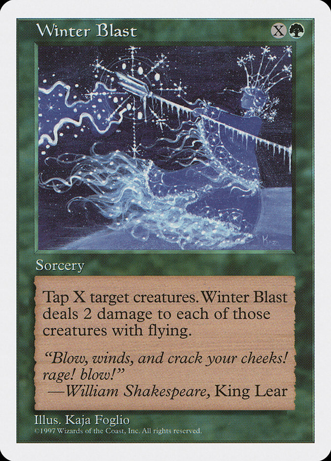 Magic: 5th Edition 343: Winter Blast  