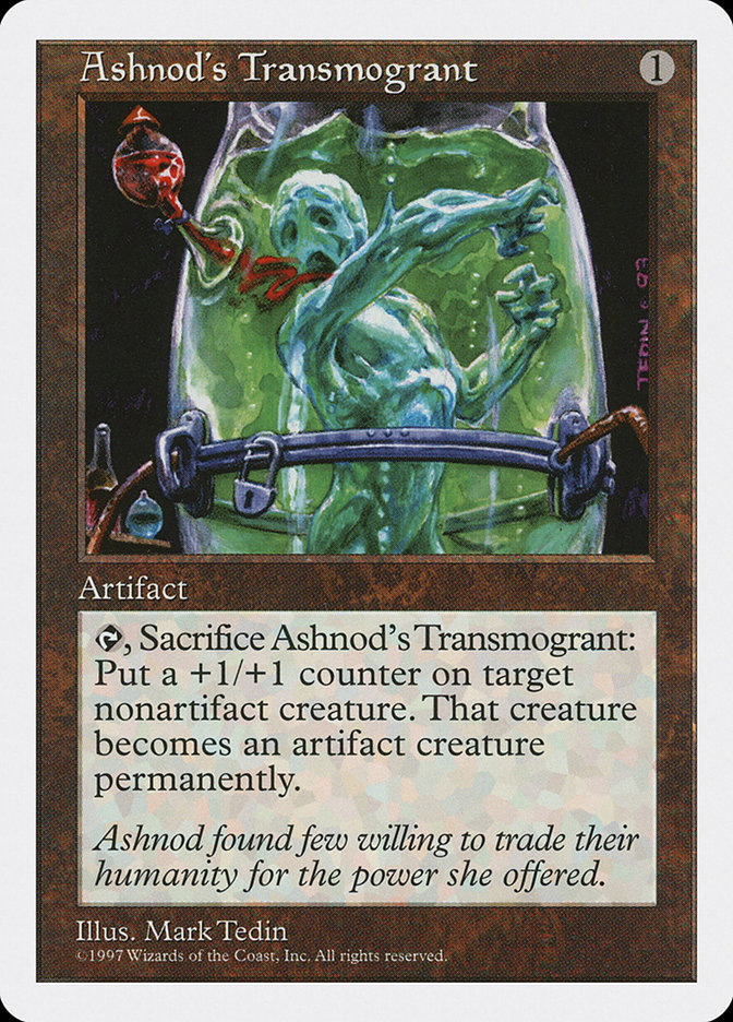 MTG: 5th Edition 350: Ashnods Transmogrant 