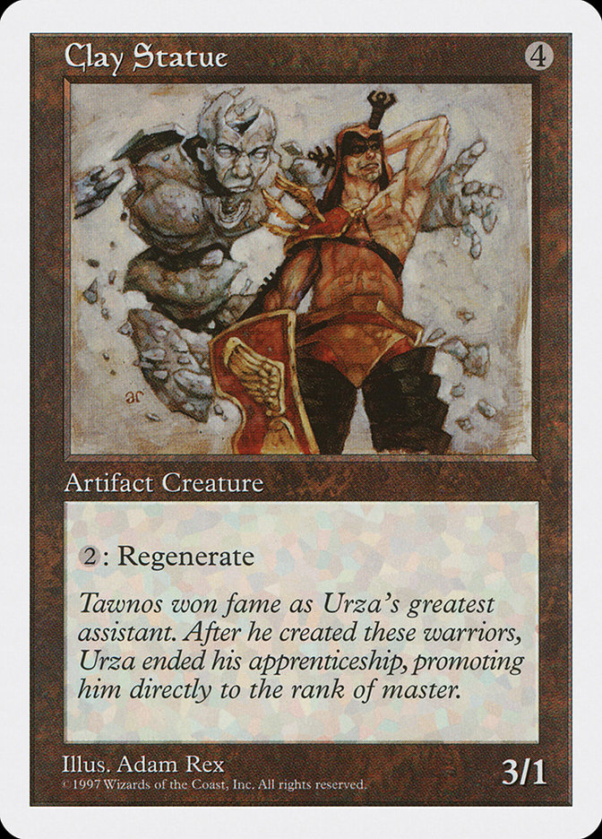 MTG: 5th Edition 355: Clay Statue 