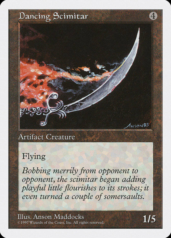 MTG: 5th Edition 362: Dancing Scimitar 