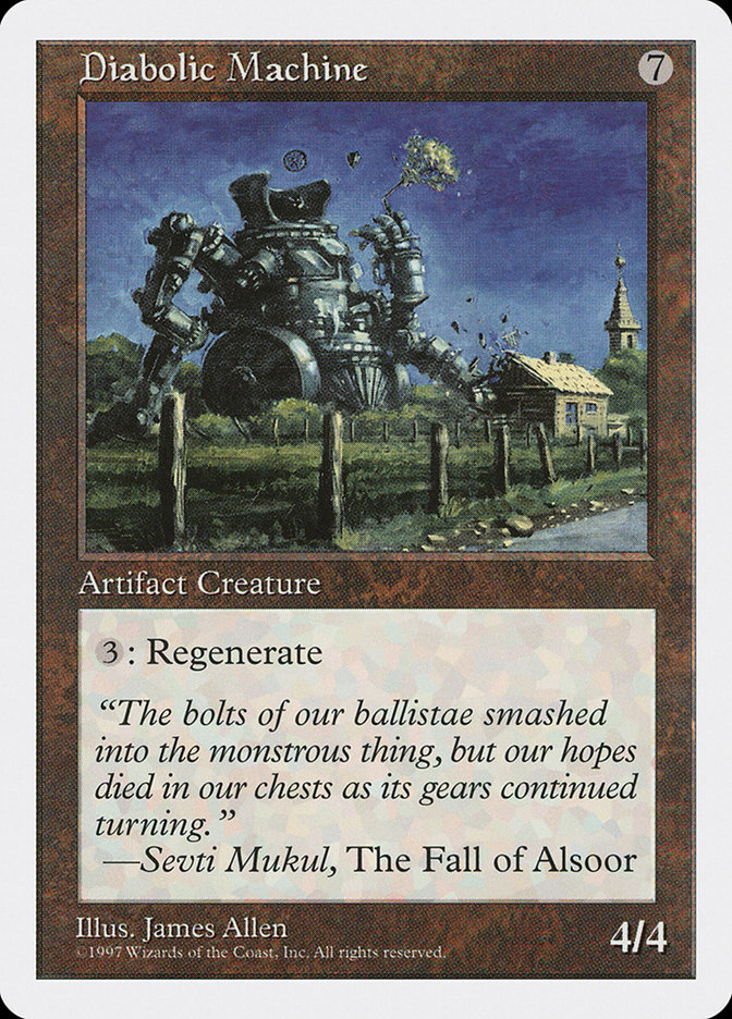 MTG: 5th Edition 363: Diabolic Machine 