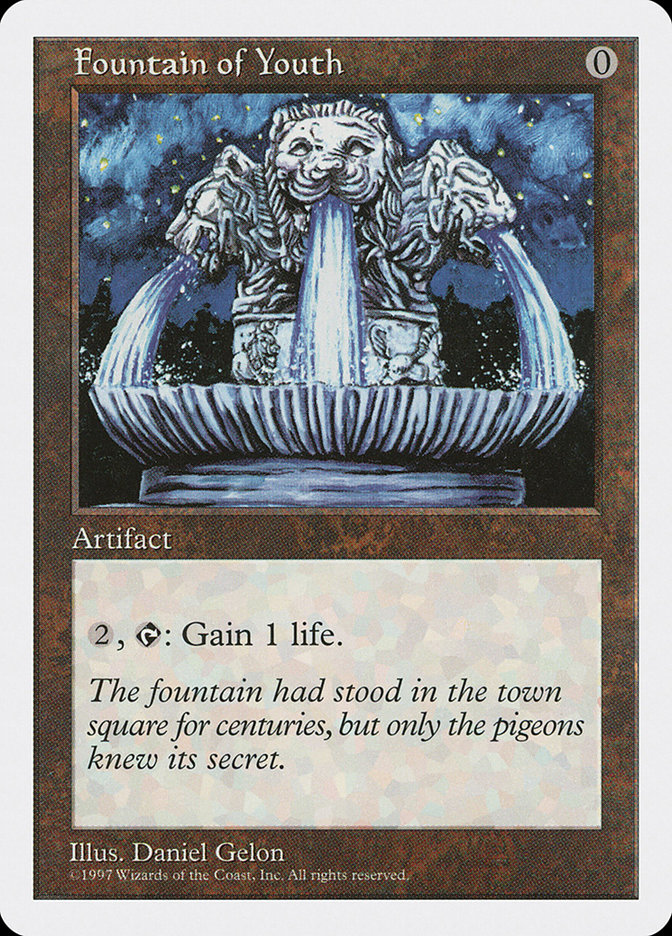 Magic: 5th Edition 372: Fountain of Youth 
