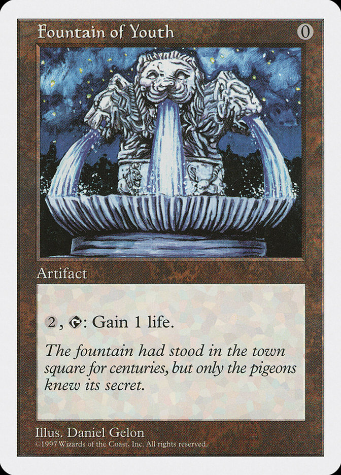 MTG: 5th Edition 372: Fountain of Youth 