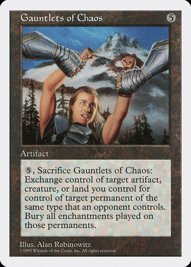 MTG: 5th Edition 373: Gauntlets of Chaos 