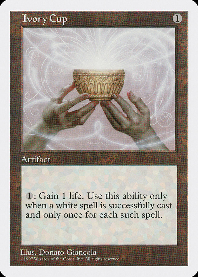 MTG: 5th Edition 380: Ivory Cup 