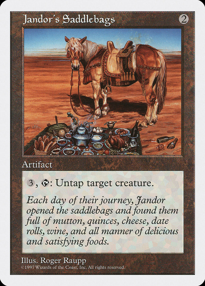 MTG: 5th Edition 383: Jandors Saddlebags 
