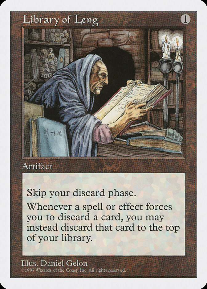 Magic: 5th Edition 387: Library of Leng 