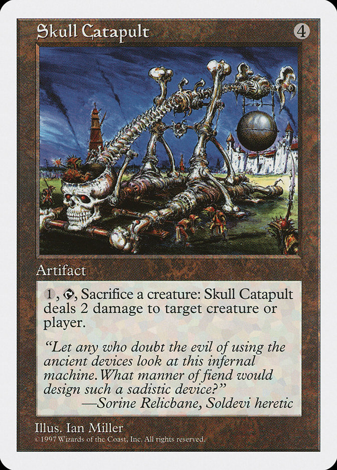 MTG: 5th Edition 399: Skull Catapult 