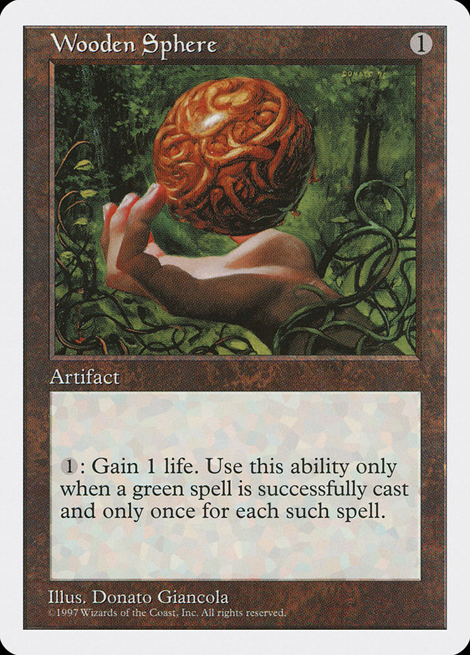 Magic: 5th Edition 409: Wooden Sphere 